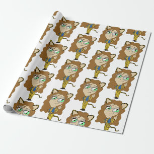chibi catgirl cadeaupapier