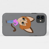 chibi catgirl Case-Mate iPhone case (Achterkant (horizontaal))