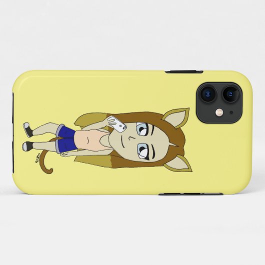 Chibi Catgirl Case-Mate iPhone Case (Achterkant (horizontaal))