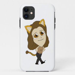 chibi catgirl Case-Mate iPhone case