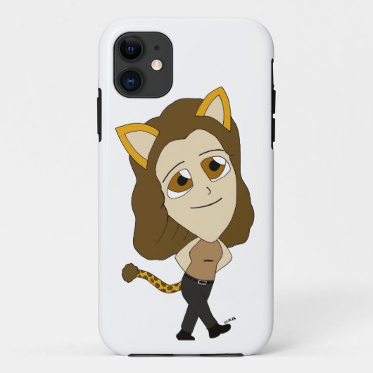 chibi catgirl Case-Mate iPhone case (Achterkant)