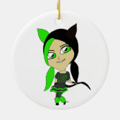 chibi catgirl keramisch ornament (Achterkant)