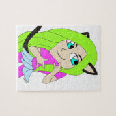 chibi catgirl  legpuzzel (Horizontaal)