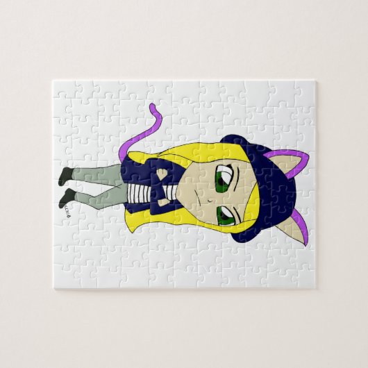 chibi catgirl legpuzzel (Horizontaal)