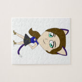 chibi catgirl  legpuzzel (Horizontaal)