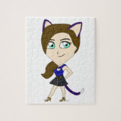 chibi catgirl  legpuzzel (Verticaal)