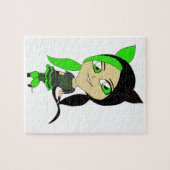 chibi catgirl  legpuzzel (Horizontaal)