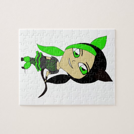 chibi catgirl legpuzzel (Horizontaal)