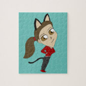 chibi catgirl  legpuzzel (Verticaal)
