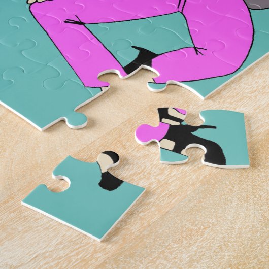 chibi catgirl  legpuzzel (Zijkant)