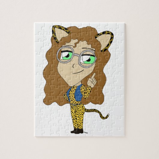 chibi catgirl  legpuzzel (Verticaal)