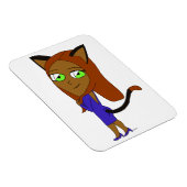 chibi catgirl magneet (Rechterzijde)