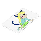 chibi catgirl magneet (Linkerzijde)