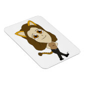 chibi catgirl magneet (Rechterzijde)