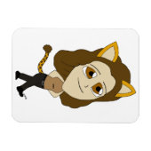 chibi catgirl magneet (Horizontaal)