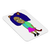 chibi catgirl magneet (Rechterzijde)