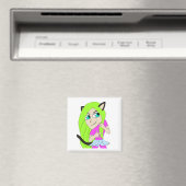 chibi catgirl magneet (Insitu (Vaatwasser))