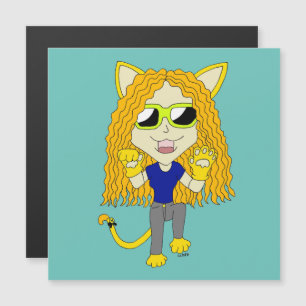 Chibi Catgirl met poten