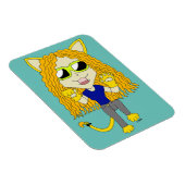 Chibi Catgirl met poten Magneet (Rechterzijde)