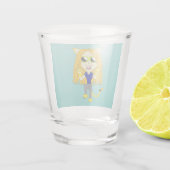 Chibi Catgirl met poten Shot Glas (Achterkant)
