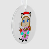 chibi catgirl ornament (voorkant)