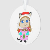 chibi catgirl ornament (voorkant)