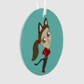 chibi catgirl ornament (voorkant)