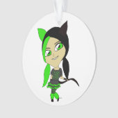 chibi catgirl ornament (voorkant)