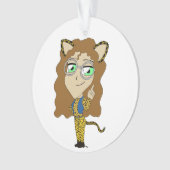 chibi catgirl ornament (voorkant)