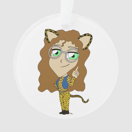 chibi catgirl ornament (voorkant)