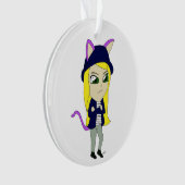 chibi catgirl ornament (voorkant)