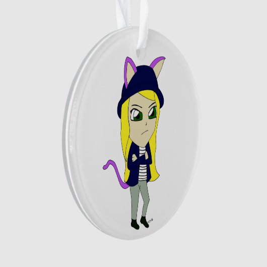 chibi catgirl ornament (voorkant)