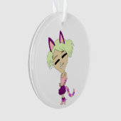 chibi catgirl ornament (voorkant)