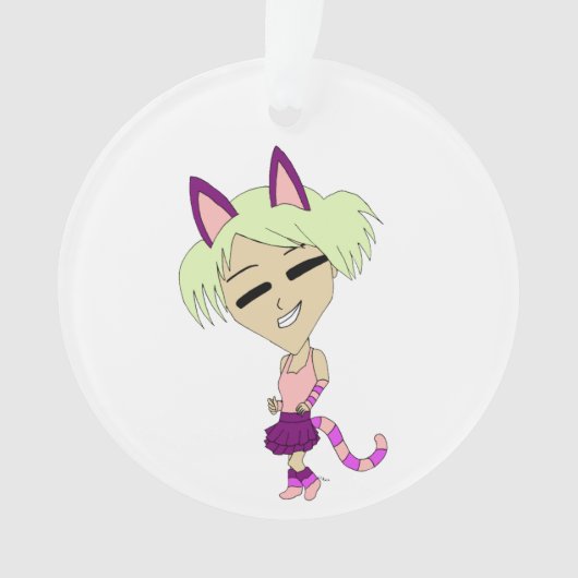 chibi catgirl ornament (voorkant)