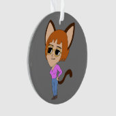 chibi catgirl ornament (voorkant)