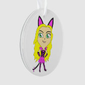 chibi catgirl ornament (voorkant)