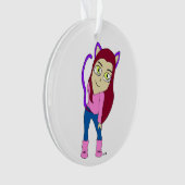chibi catgirl ornament (voorkant)