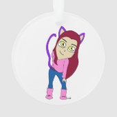 chibi catgirl ornament (achterkant)