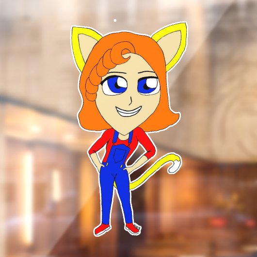 chibi catgirl raamsticker (Vel 2)