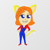 chibi catgirl raamsticker (Vel)