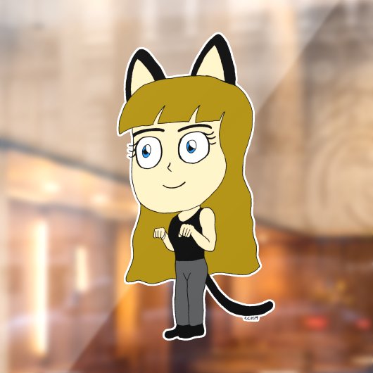 chibi catgirl raamsticker (Vel 2)
