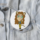 chibi catgirl ronde button 4,0 cm (In situ)