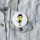 chibi catgirl ronde button 7,6 cm (In situ)