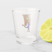 chibi catgirl shot glas (Achterkant)