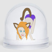 chibi catgirl sneeuwbol (Voorkant)