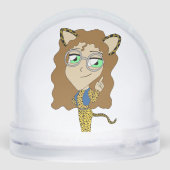 chibi catgirl sneeuwbol (Achterkant)