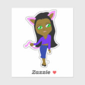 chibi catgirl sticker (Vel)