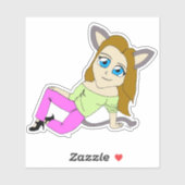 chibi catgirl sticker (Vel)