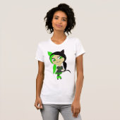 chibi catgirl t-shirt (Voorkant volledig)