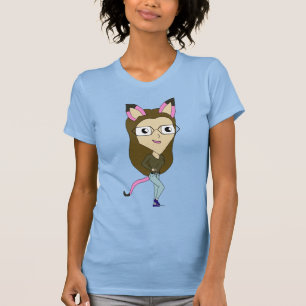 chibi catgirl t-shirt